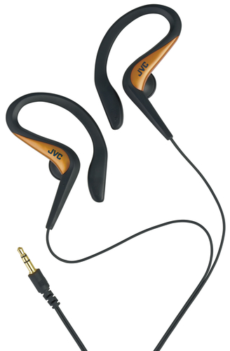 JVC HA-EB70 Headset Wired Ear-hook Black, Orange