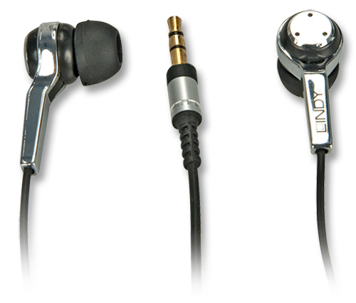 Lindy 3.5mm Earphone Headphones Wired Black
