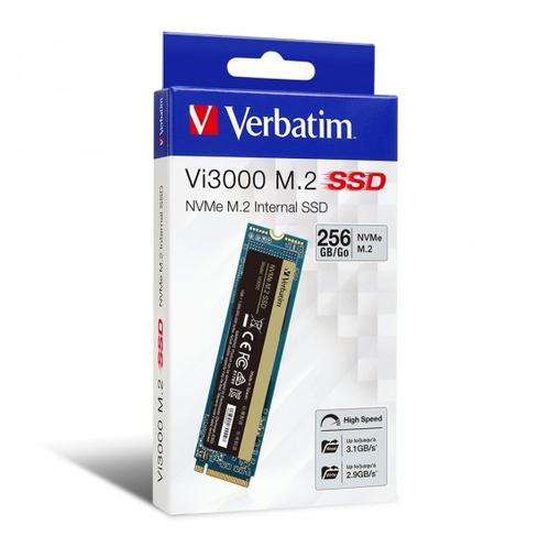 Verbatim Vi3000 256 GB M.2 Serial ATA NVMe 3D TLC NAND