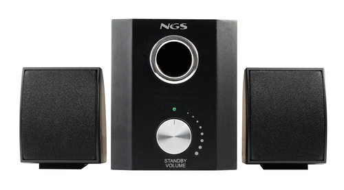 NGS Tornado 2.1 speaker set 22 W Home theatre Black 2.1 channels 2-way 6 W