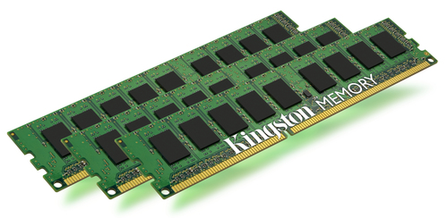 Kingston Technology System Specific Memory Memory 6 GB ( 3 x 2 GB ) DIMM 240-pin DDR3 memory module 240-pin DIMM ECC
