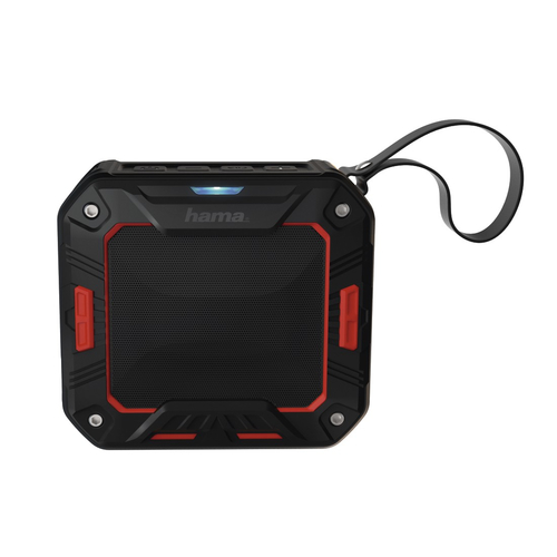 Hama Rockman-S Mono portable speaker Black, Red 3 W