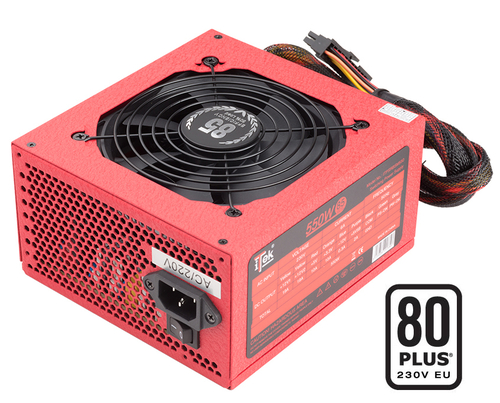 itek Redbox SM power supply unit 550 W 20+4 pin ATX ATX Red