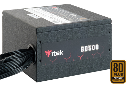 itek BD500 power supply unit 500 W 24-pin ATX ATX Black