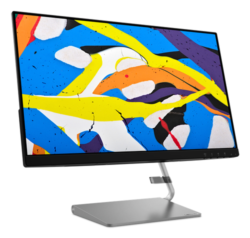Lenovo Q24I-1L computer monitor 60.5 cm (23.8″) 1920 x 1080 pixels Full HD LED Black, Silver