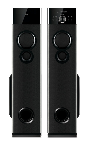 Philips SPA9120B/94 loudspeaker 2-way Black Wireless 80 W