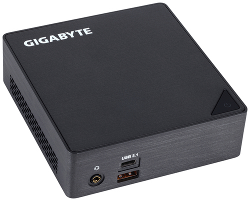GIGABYTE GB-BKi3A-7100 (rev. 1.0) 0.46L sized PC Black i3-7100U BGA 1356 2.4 GHz