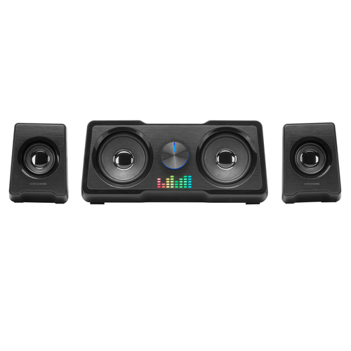 Mars Gaming MS22 Compact Gaming Speakers 2.2 RGB Flow Subwoofer + 4 Active Speakers DSP Sound 35W Black