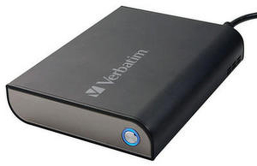 Verbatim Quad Interface 1TB external hard drive 7200 RPM Black