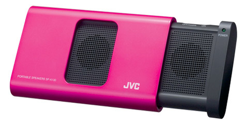 JVC SP-A130PN Mono portable speaker Black, Pink 0.32 W