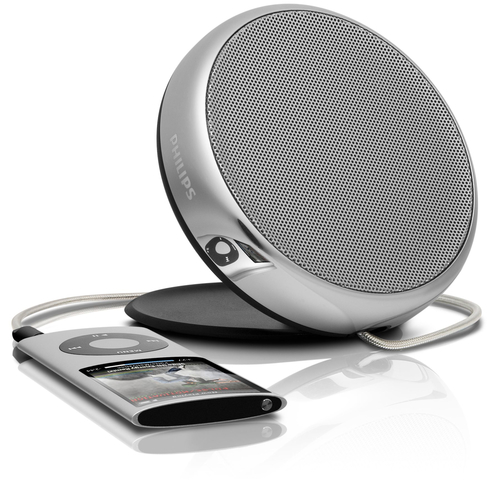 Philips SBA1700/37 portable/party speaker Silver 2 W