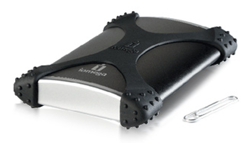 Iomega eGo BlackBelt Portable Hard Drive 250GB external hard drive 5400 RPM USB 2.0 Black, Silver