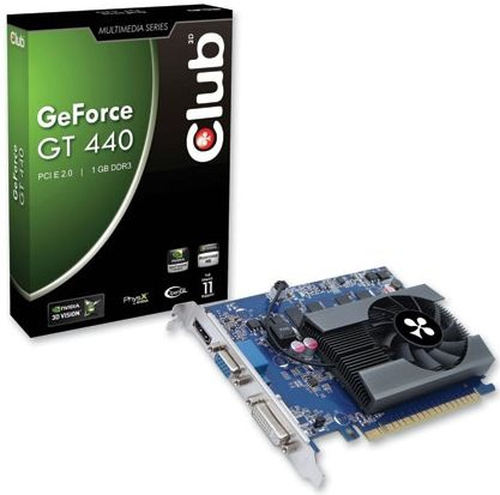 CLUB3D CGNX-G4424ZCI graphics card NVIDIA GeForce GT 440 1 GB GDDR3
