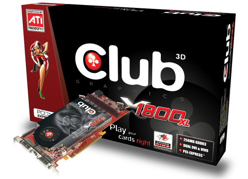 CLUB3D RADEON X1800XL 256MB GDDR3