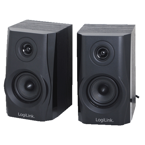 LogiLink SP0028 loudspeaker 2-way Black Wired 5 W