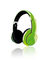 ICY BOX IB-HPh2-Gr Headphones Wired Head-band Green