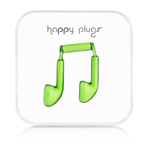 Happy Plugs Earbud Headset Wired In-ear Calls/Music Green