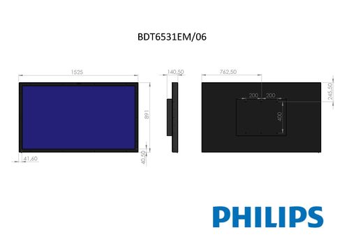 Philips LCD Touch monitor BDT6531EM/06