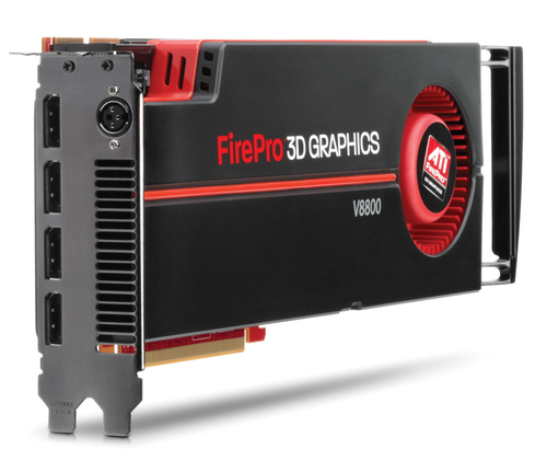 HP WL051AA graphics card AMD FirePro V8800 2 GB GDDR5