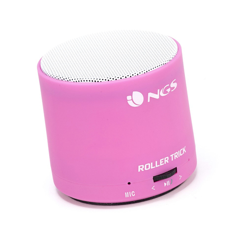 NGS Pink Roller Trick Mono portable speaker Grey, Pink 3 W