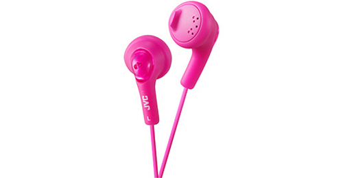JVC Gumy Headphones Wired In-ear Music Pink