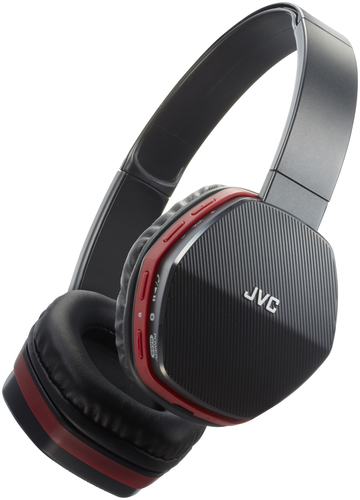 JVC HA-SBT5-R headphones/headset Wireless Head-band Bluetooth Black, Red