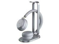 Yealink BH76 Headset Wireless Head-band Calls/Music USB Type-C Bluetooth Charging stand Light grey