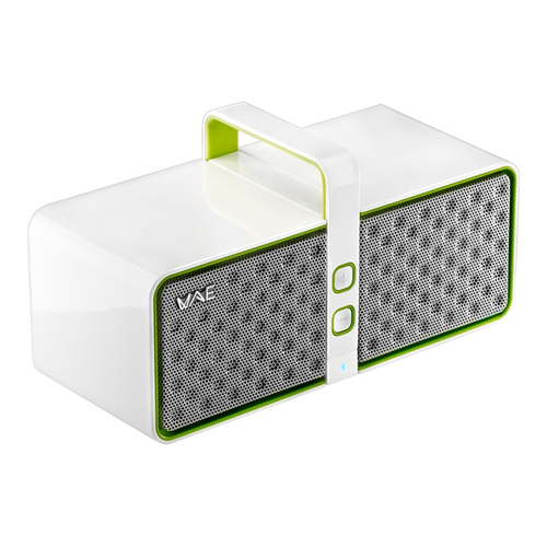 Hercules BT03 Stereo portable speaker Green, White 12 W