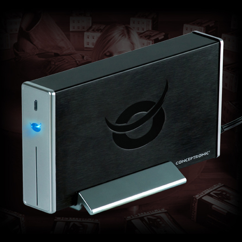 Conceptronic Grab’n’GO 3.5″, 1TB external hard drive 3.5″ USB 2.0 Black