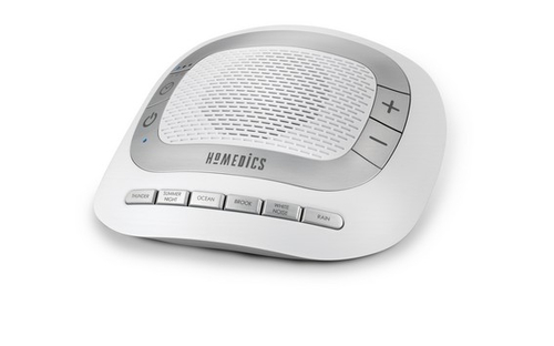 HoMedics SS-3000DIS portable/party speaker Stereo portable speaker Silver, White