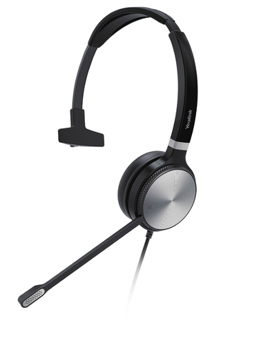 Yealink UH36 Mono Headset Wired Head-band Office/Call center USB Type-A Black, Silver
