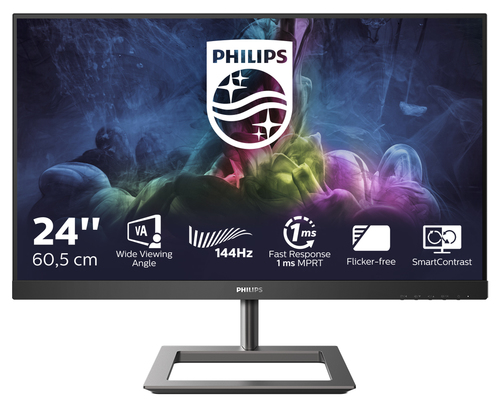 Philips E Line 242E1GAJ/00 computer monitor 60.5 cm (23.8″) 1920 x 1080 pixels Full HD LCD Black, Chrome