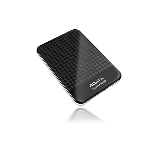 ADATA SH02 mini Portable 500GB external hard drive 2.5″ USB 2.0 Black