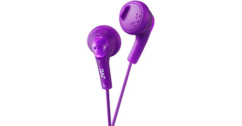 JVC Gumy Headphones Wired In-ear Music Purple
