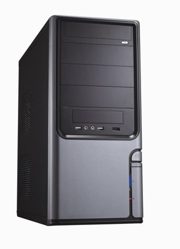 itek Gordon Midi Tower Black, Grey 500 W