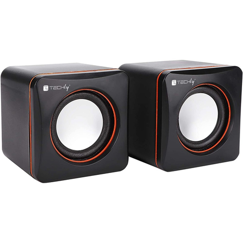 Techly ICC SP-320ETY loudspeaker Black Wired 3 W