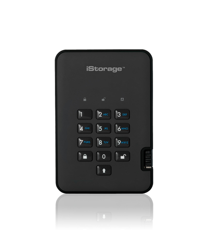 iStorage diskAshur² SSD 1TB Black | Secure Portable Solid State Drive |AES-XTS 256-bit Hardware Encryption | PIN protected | OS & Platform Independent | TAA Compliant |Brute force hack defence | Dust/Water Resistant