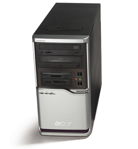 Acer Power AcerPower M8 AMD Sempron 3200+ 0.5 GB DDR2-SDRAM 80 GB MCP61S Windows XP Professional Tower PC