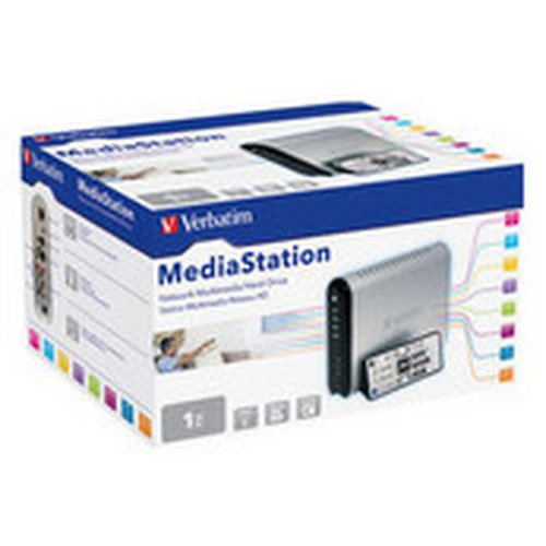 Verbatim 1TB Multimedia HDD external hard drive 3.5″ Silver