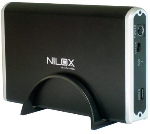 Nilox DH0311ER-3.0 external hard drive 1 TB 7200 RPM 3.5″ USB Type-A 3.2 Gen 1 (3.1 Gen 1) Black, Silver