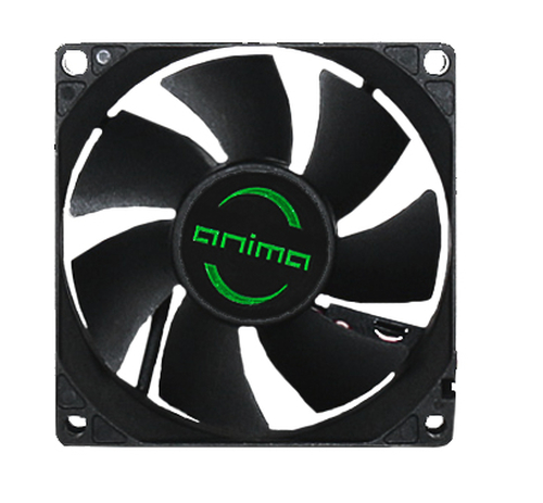 Tacens Anima AF8 PC fan 8cm 12V 12dB 7 blades 1800 RPM Black