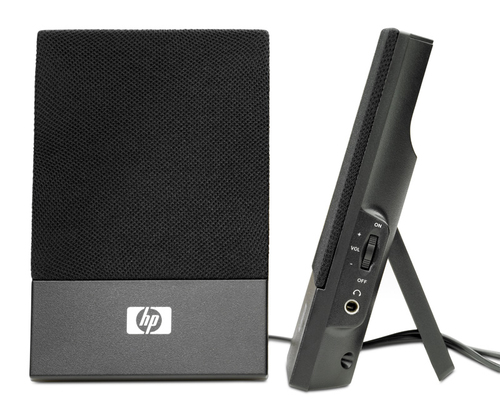 HP 466618-001 loudspeaker 2-way Black Wired 1 W