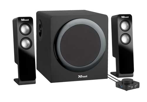 Trust SoundForce Vivo 2.1 UK speaker set 42 W Black 2.1 channels