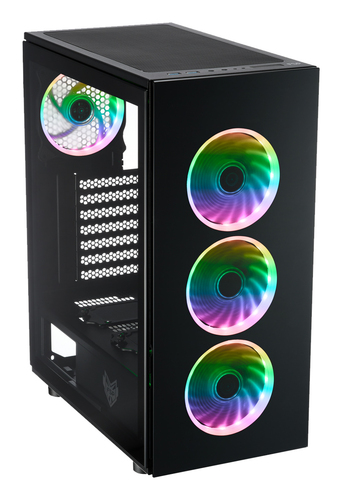 FSP CMT340 computer case Midi Tower Black