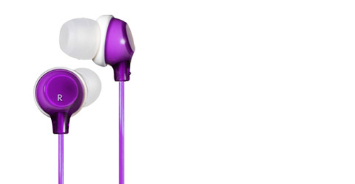 JVC HA-FX22 Headphones Wired Purple