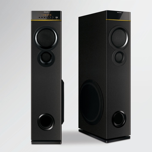 Philips SPA9080B/94 loudspeaker 2-way Black Wireless 80 W