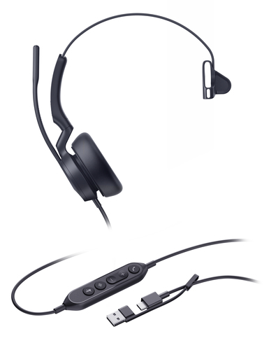 Yealink UH46 Mono UC USB-C/A Headset