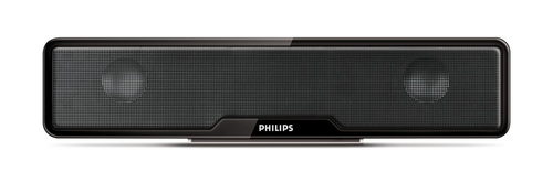 Philips SPA75/94 soundbar speaker Black 2.0 channels 4 W