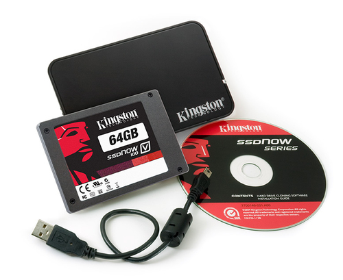 Kingston Technology SSDNow V100 + Notebook Upg. Kit 64 GB 2.5″ Serial ATA II