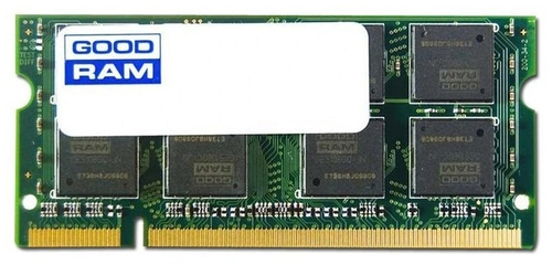 Goodram 2GB DDR2 SO-DIMM memory module 1 x 2 GB 200-pin SO-DIMM